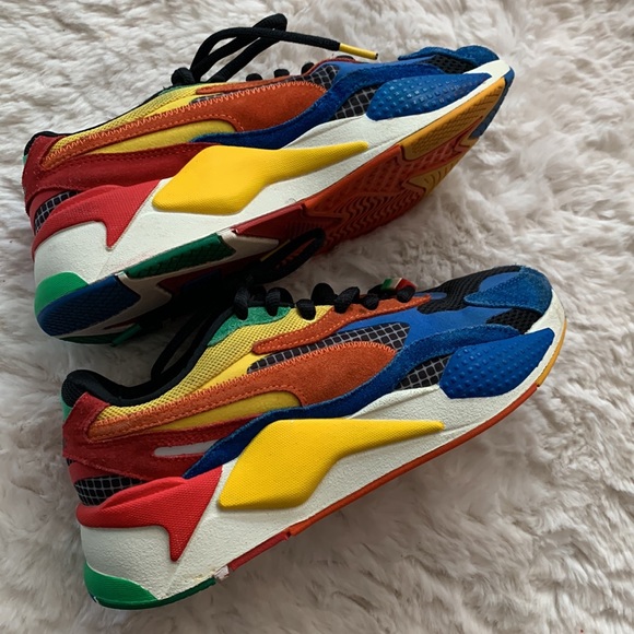 Puma x Rubik’s Cube RS-X3 374028-01 W Sz 7, Includes Rubik’s Cube! - Picture 11 of 13